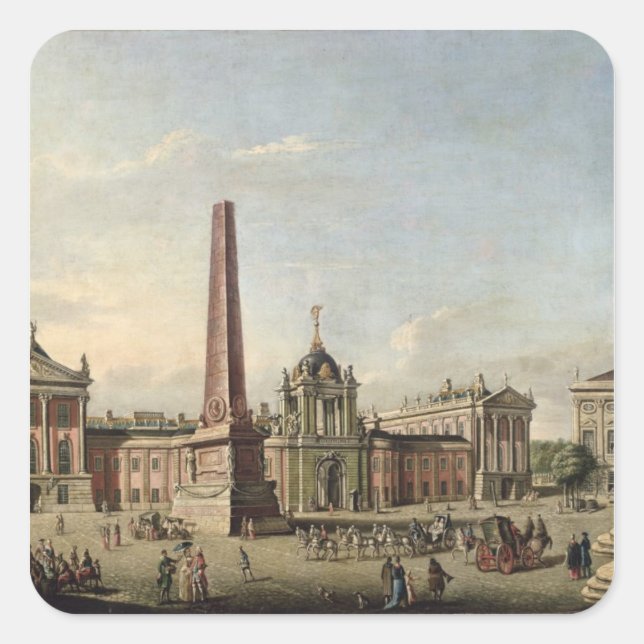 View of the Old Market Square Sticker (Front)