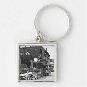 View of the Old Quarter, Ulm, c.1910 Key Ring
