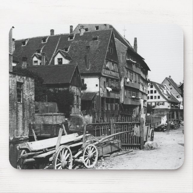 View of the Old Quarter, Ulm, c.1910 Mouse Pad (Front)