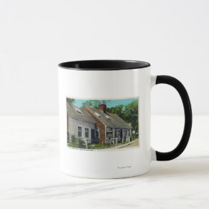 View of the Oldest House in Town Mug