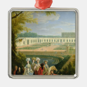View of the Orangerie at Versailles, after 1697 Metal Ornament