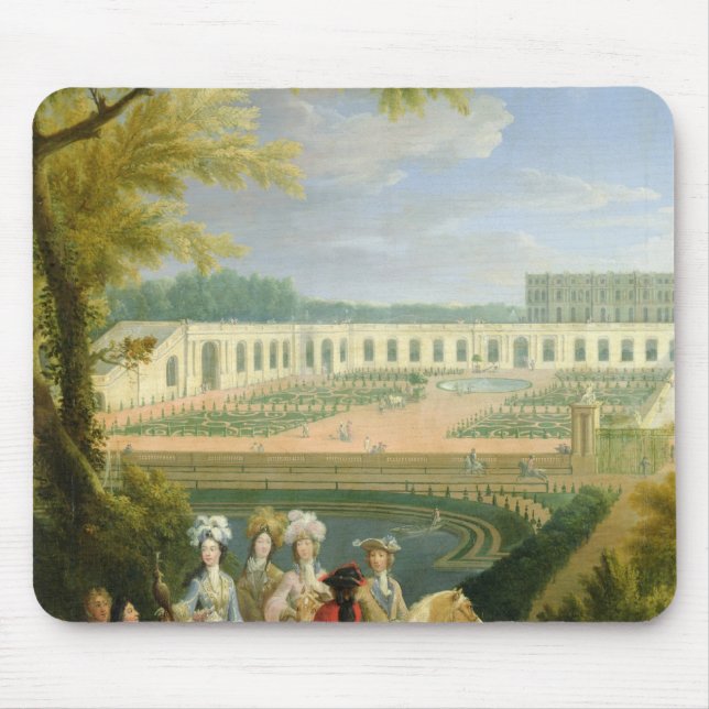 View of the Orangerie at Versailles, after 1697 Mouse Pad (Front)