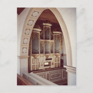 View of the Organ in the church at Rotha Postcard