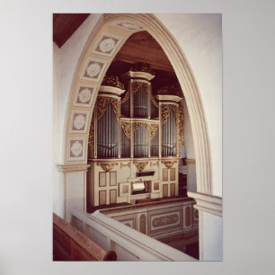 View of the Organ in the church at Rotha Poster