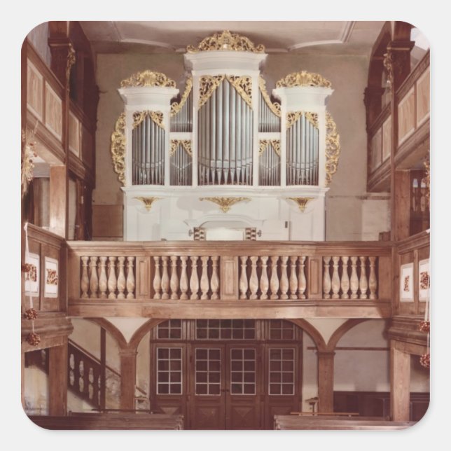 View of the Organ Square Sticker (Front)