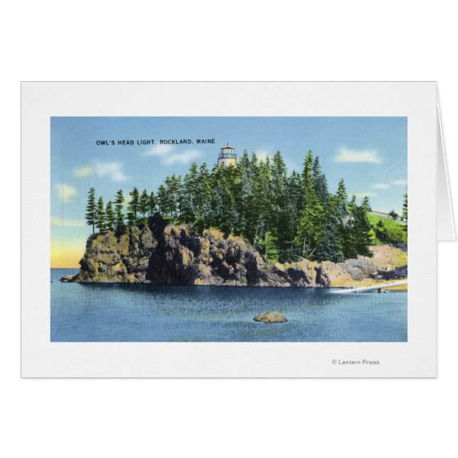 View of the Owl's Head Lighthouse 2 (Front Horizontal)