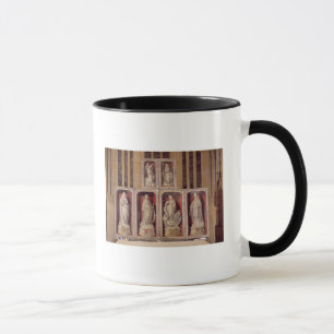View of the panels of the closed altarpiece mug