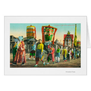 View of the Parade of the Tongs, Chinatown