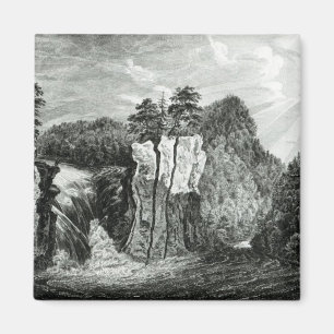 View of the Passaic River Waterfall, New Jersey Magnet