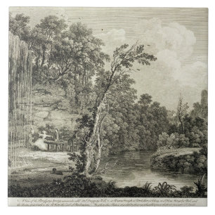 View of the Petrifying Spring commonly called the Ceramic Tile