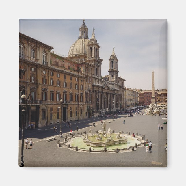 View of the piazza magnet (Front)