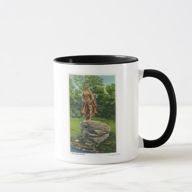 View of the Pilgrim Maiden Statue Mug (Right)