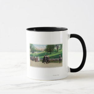 View of the Pilgrim Procession Mug