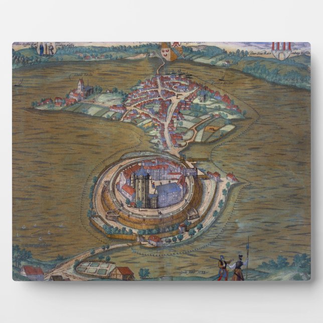 View of the Place de Louis le Grand, with one of t Plaque (Front)