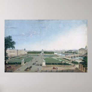 View of the Place Louis XV &  Jardin des Poster