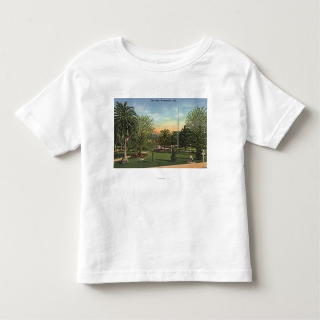 View of the Plaza Toddler T-Shirt (Front)