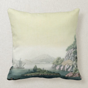 View of the Potomac river near Mount Vernon (colou Cushion