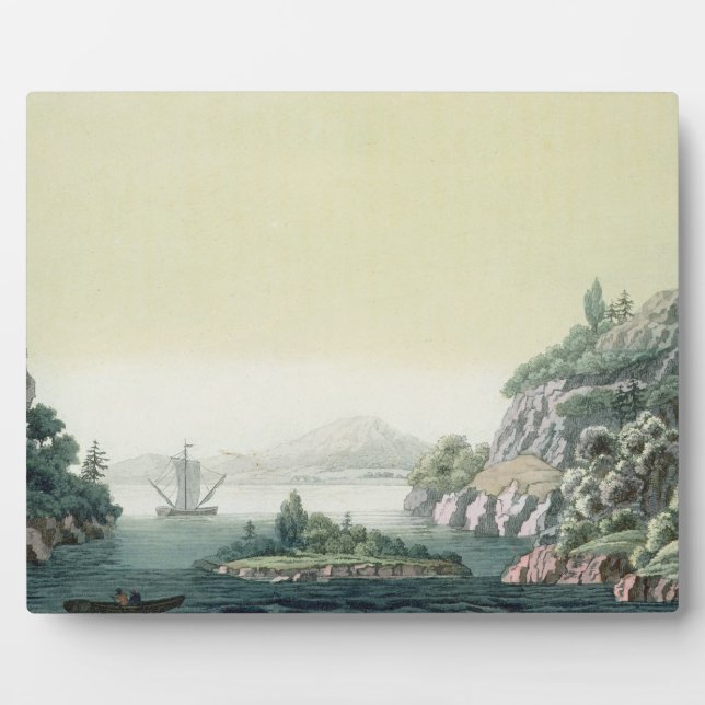 View of the Potomac river near Mount Vernon (colou Plaque (Front)