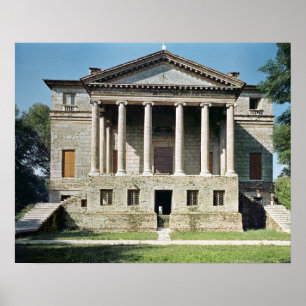 View of the principal facade, built in 1559-60 poster