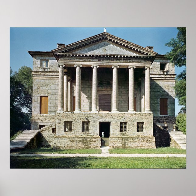 View of the principal facade, built in 1559-60 poster (Front)