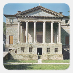 View of the principal facade, built in 1559-60 square sticker