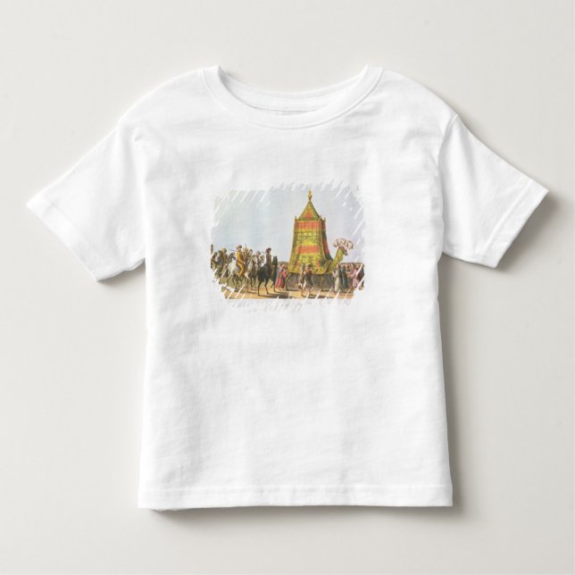 View of the Procession of the Sacred Camel prepara Toddler T-Shirt (Front)