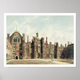 View of the Quadrangle at Hampton Court Palace fro Poster