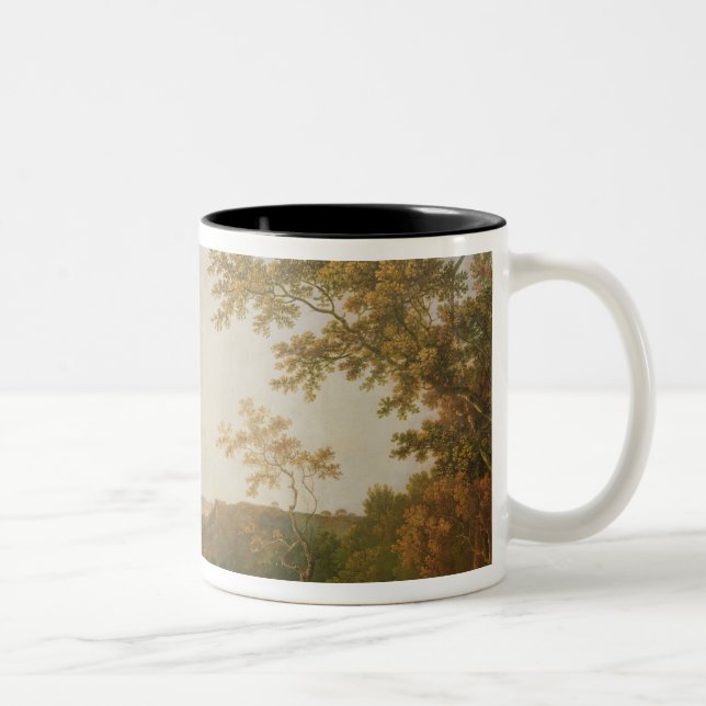 View of the River Dee, c.1761 Two-Tone Coffee Mug (Right)