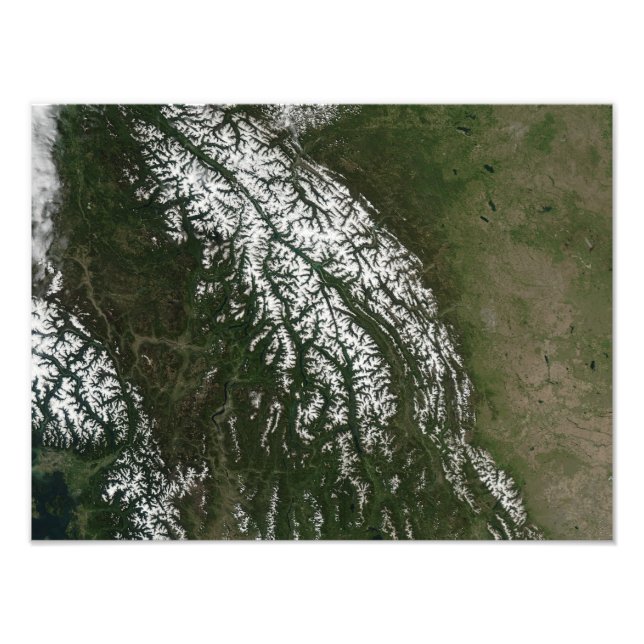 View of the Rocky Mountains Photo Print (Front)