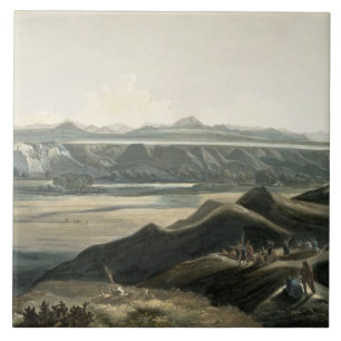View of the Rocky Mountains, plate 44 from Volume Ceramic Tile
