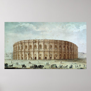 View of the Roman Amphitheatre Poster