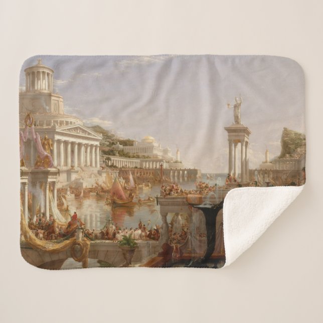 View of the Roman Empire (Consummation of Empire) Sherpa Blanket (Front (Horizontal))