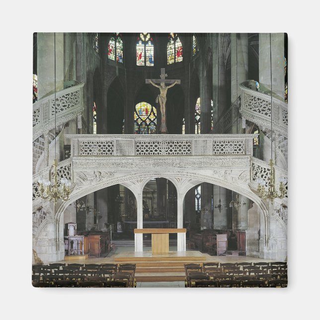 View of the rood-screen, built in 1525-35 magnet (Front)