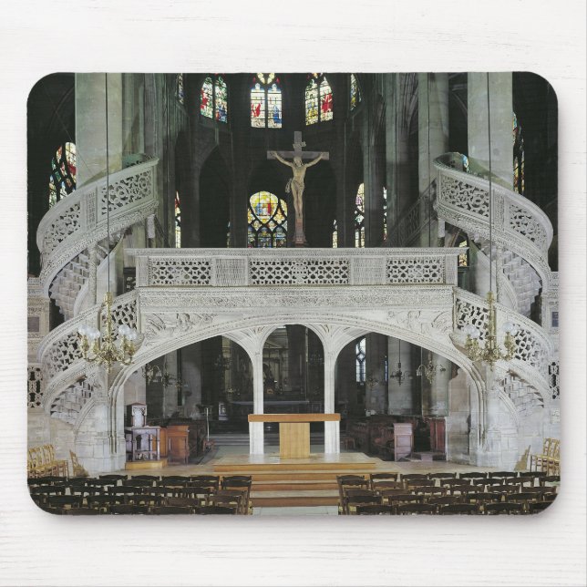 View of the rood-screen, built in 1525-35 mouse pad (Front)