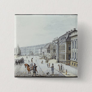 View of the Royal Palace, Berlin 15 Cm Square Badge