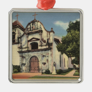 View of the Royal Presidio Chapel Metal Ornament