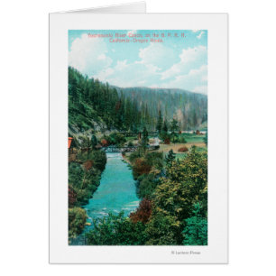 View of the Sacramento River Canyon on SP