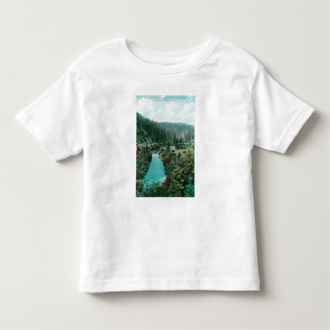 View of the Sacramento River Canyon on SP Toddler T-Shirt (Front)