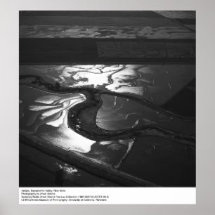 View of the Sacramento Valley by Ansel Adams Poster