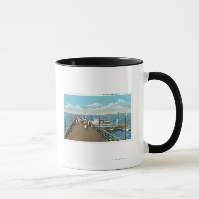 View of the Salem Willows Pier Mug (Right)
