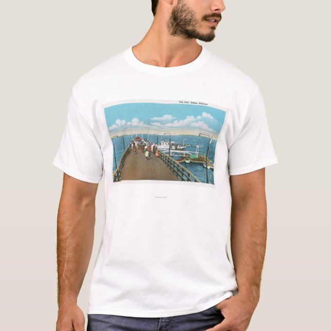 View of the Salem Willows Pier T-Shirt (Front)