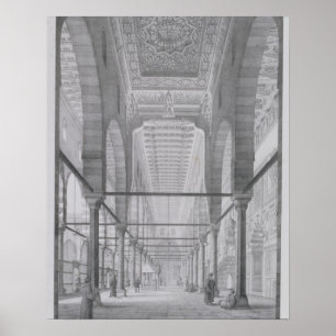 View of the Sanctuary of the Mosque of Moyed, plat Poster