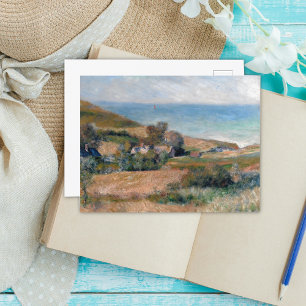 View of the Seacoast near Wargemont in Normandy Postcard