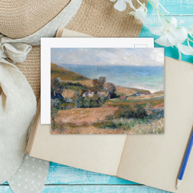 View of the Seacoast near Wargemont in Normandy  Postcard (Creator Uploaded)