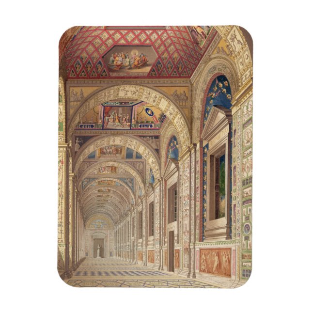 View of the second floor Loggia at the Vatican, wi Magnet (Vertical)