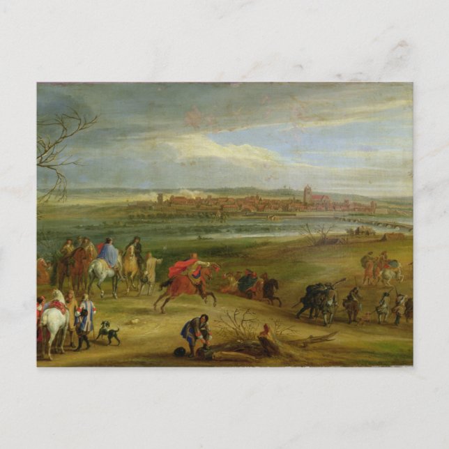 View of the Siege of Dole Postcard (Front)
