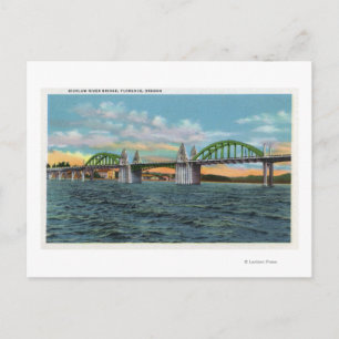 View of the Siuslaw River Bridge Postcard