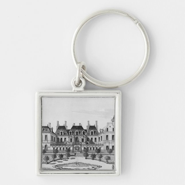 View of the Soissons Hotel in Paris Key Ring (Front)
