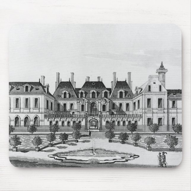 View of the Soissons Hotel in Paris Mouse Pad (Front)