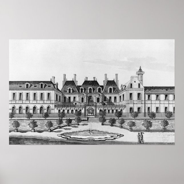 View of the Soissons Hotel in Paris Poster (Front)